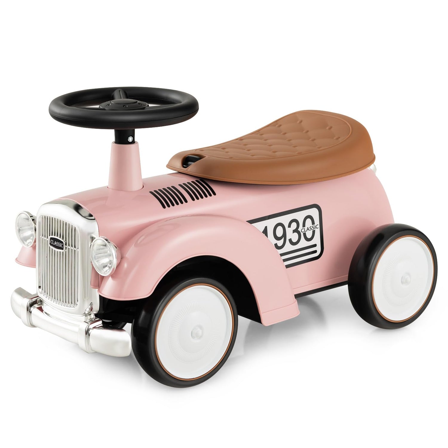 GYMAX Toddler Ride On Car, Kids Sit On Toy Cars with Under Seat Storage