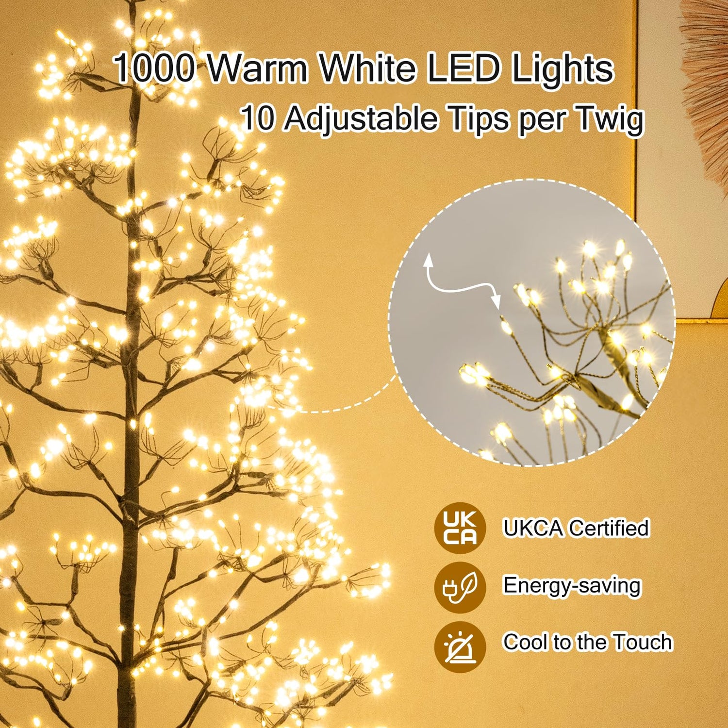 5FT/150CM Pre-Lit Artificial Christmas Tree