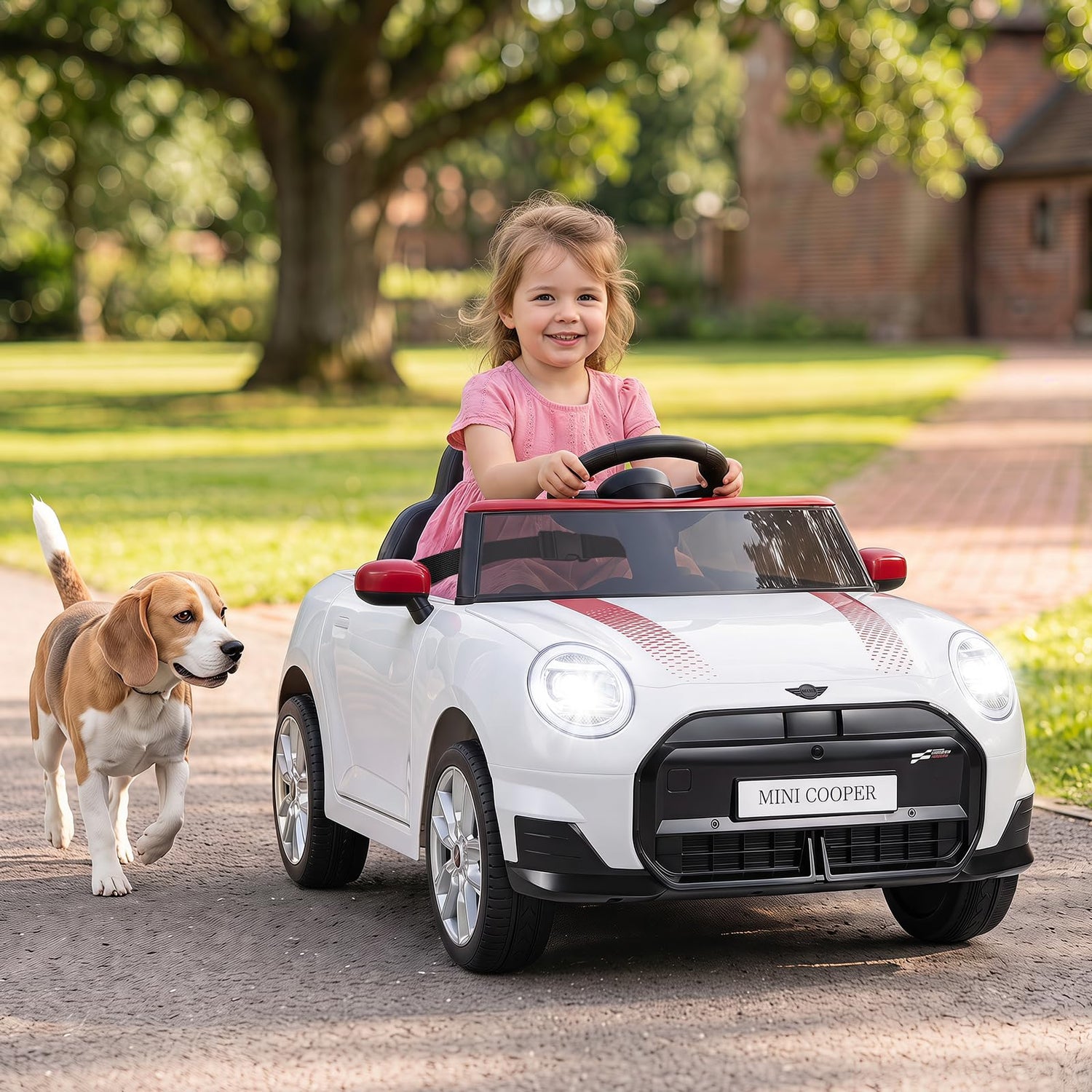 12V Kids Ride on Car with Remote Control, Horn, Music