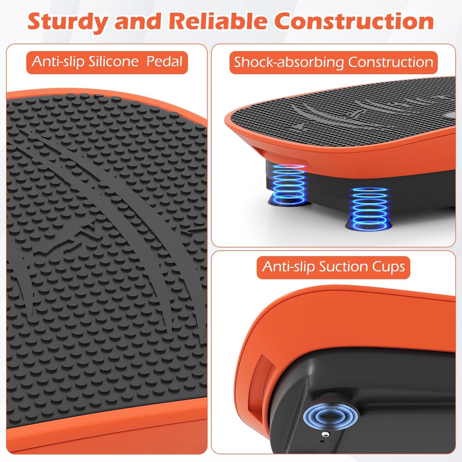 Vibration Plate Exercise Machine, Mini Shake Plate | 10 Speed Intensities, Clear LED Display, Remote Control