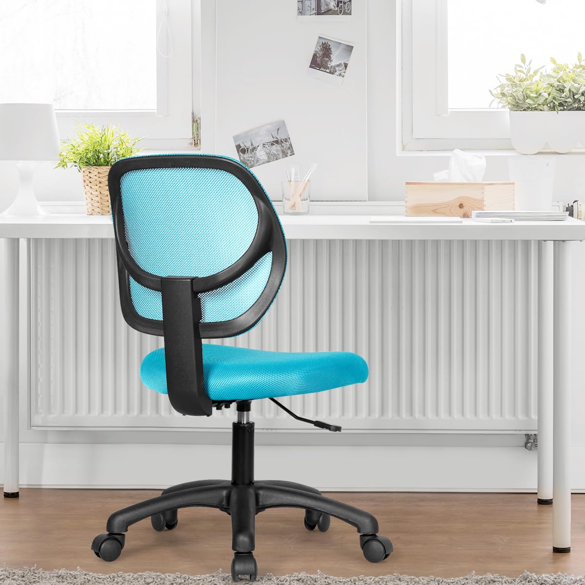 GYMAX Kids Desk Chair Height Adjustable Children Swivel Chair