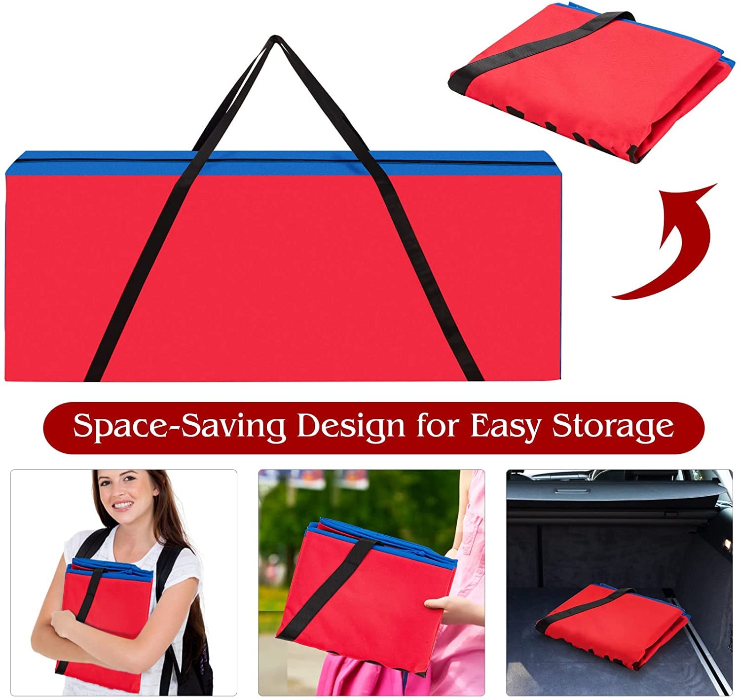 GYMAX Outdoor Games Storage Bag for Giant 4 in A Row