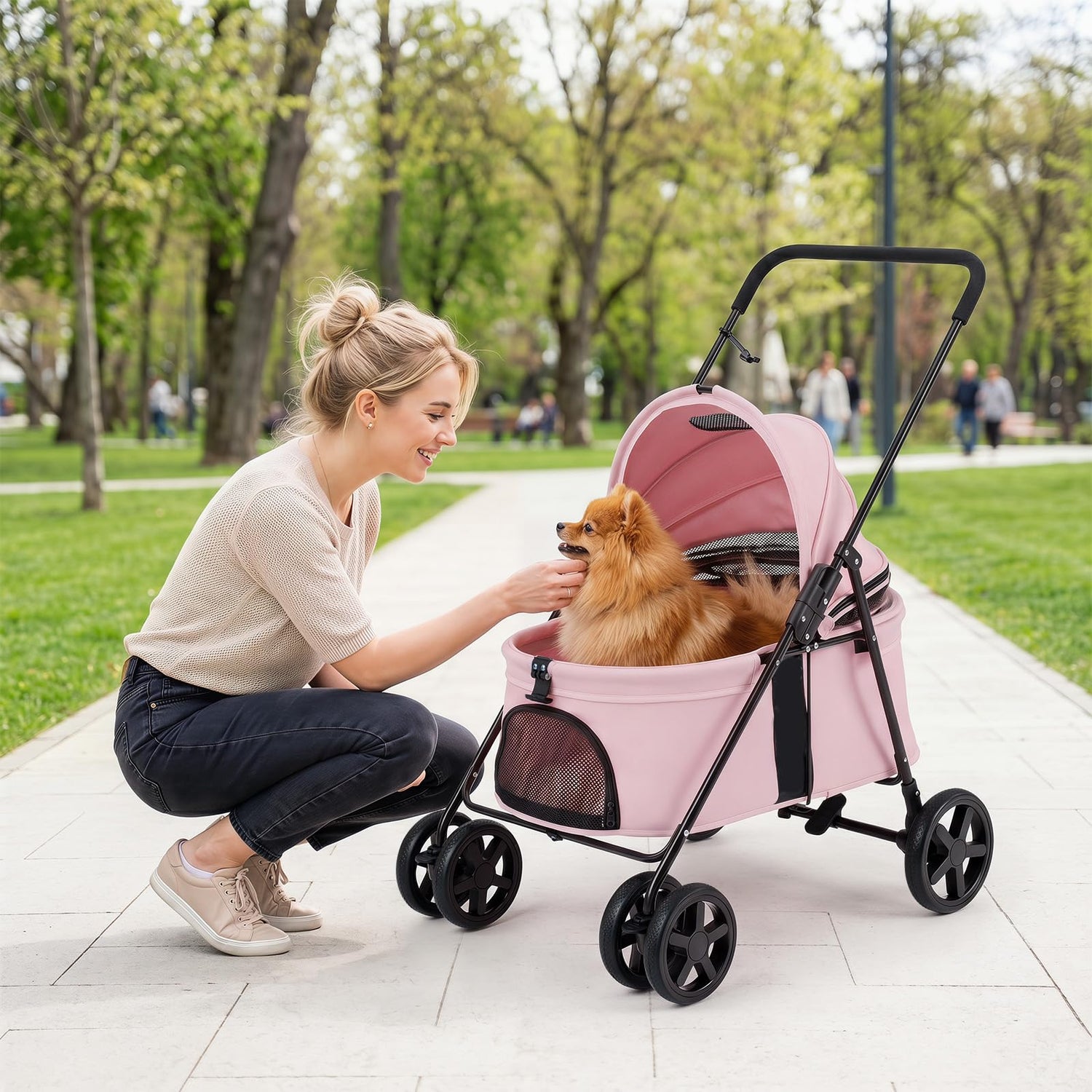 Pet Travel Buggy for Small Medium Dogs Cats