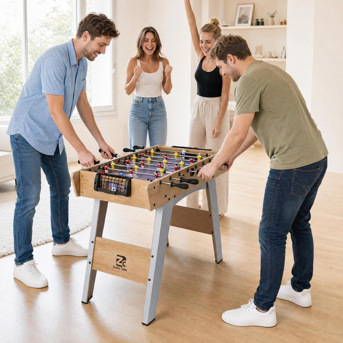 Wooden Sports Table for Boys Girls Adults Family Gathering Party