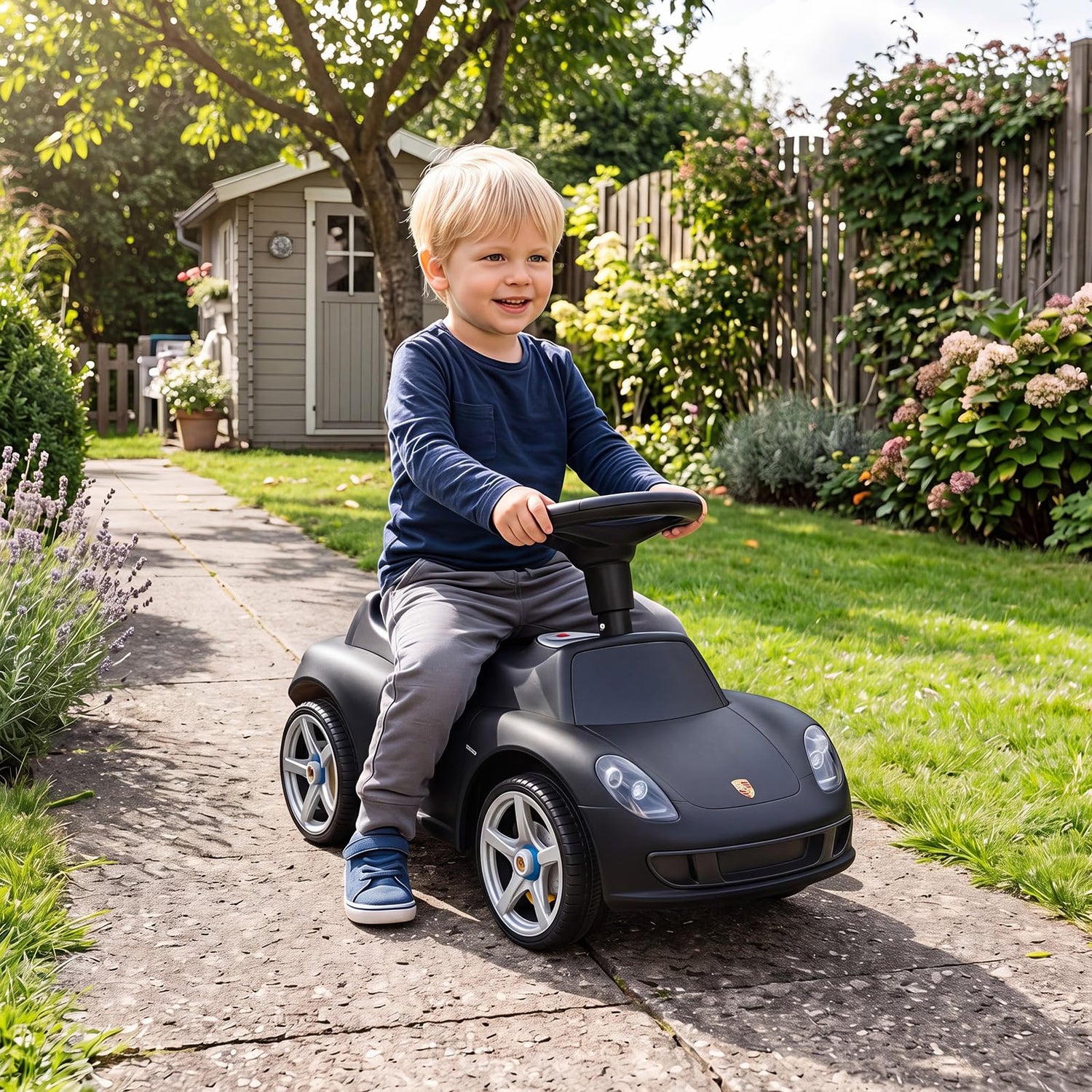 Kids Ride on Car, Toddler Foot-to-Floor Sliding Car