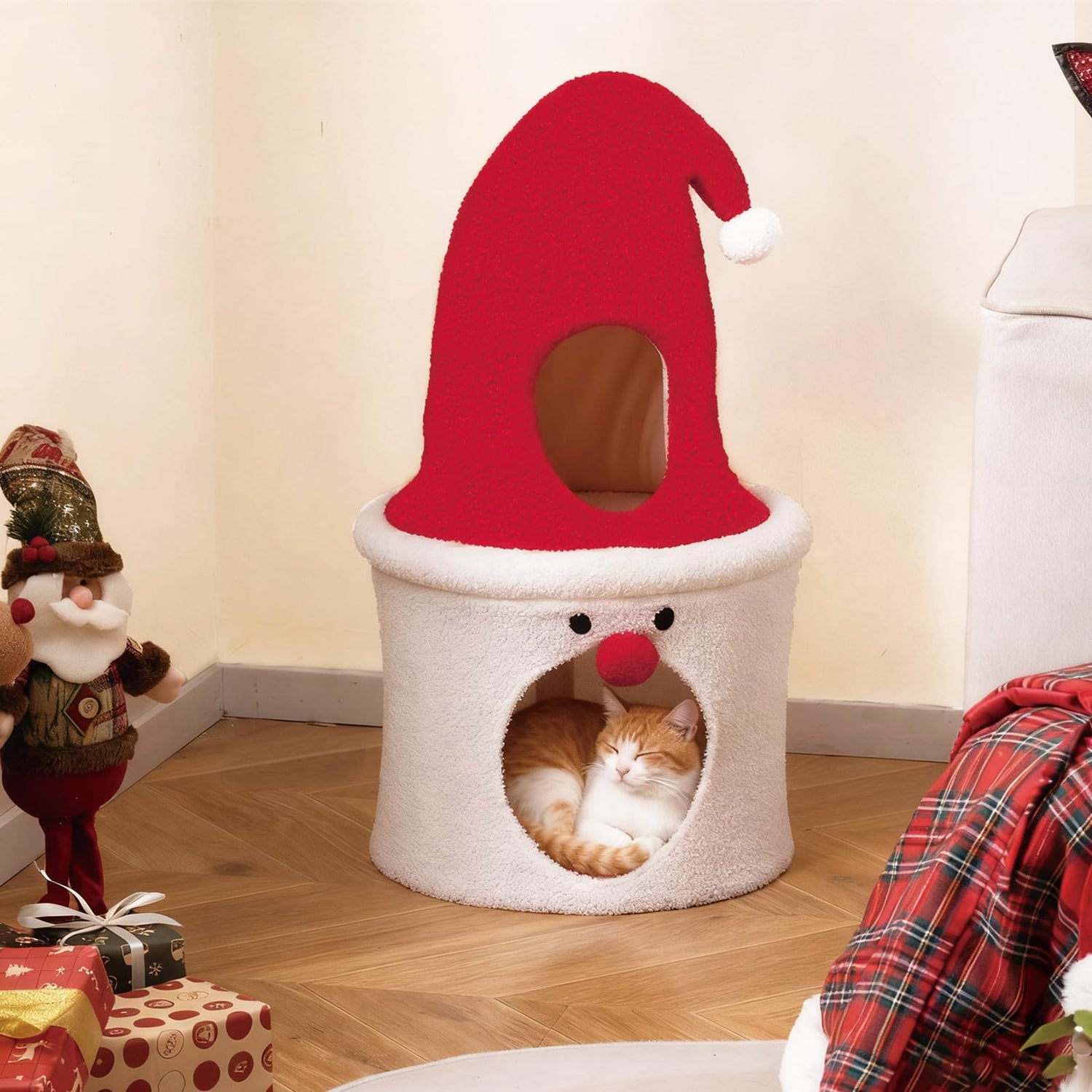 Christmas Multi-Level Kitten Activity Center for Indoor Cats