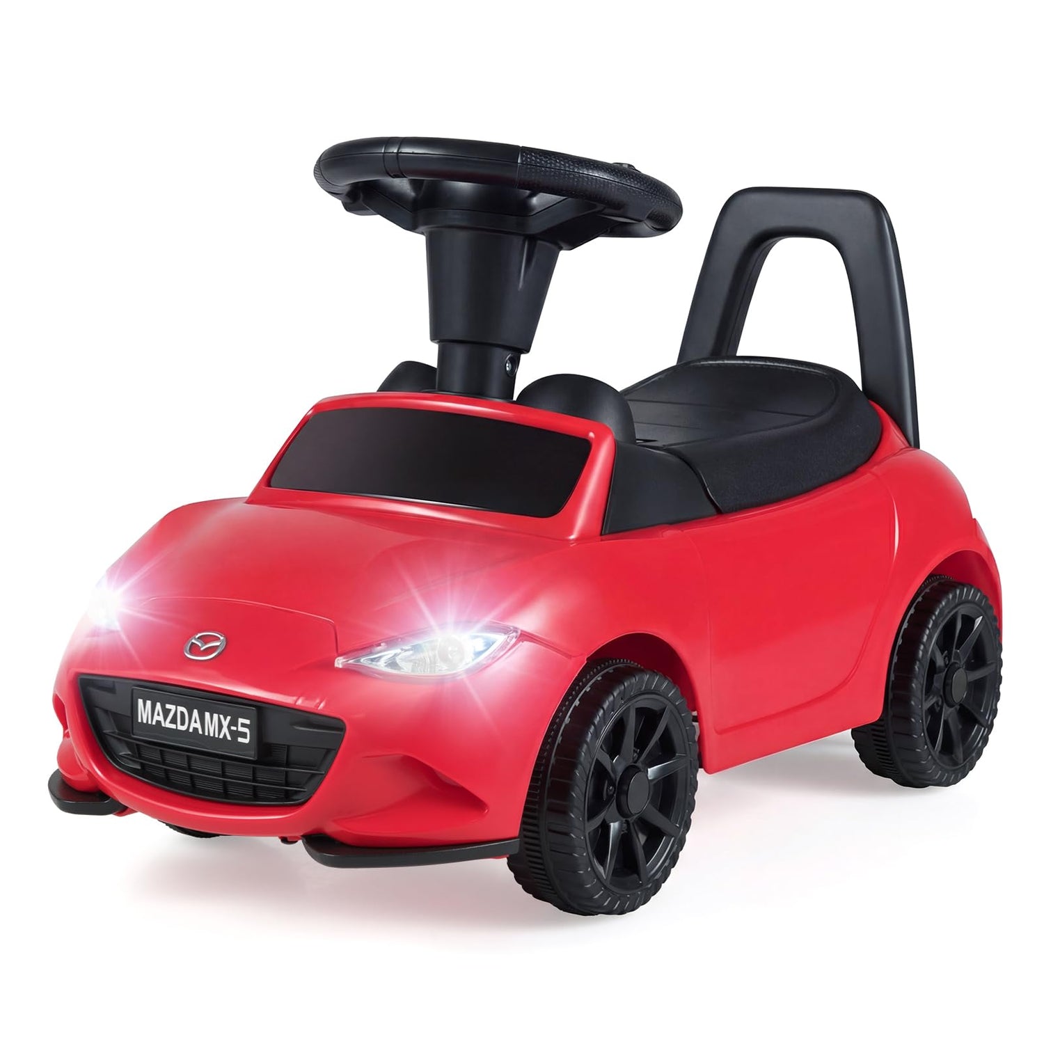 Kids Ride on Car, Toddler Foot to Floor Sliding Car with Headlights, Under-Seat Storage