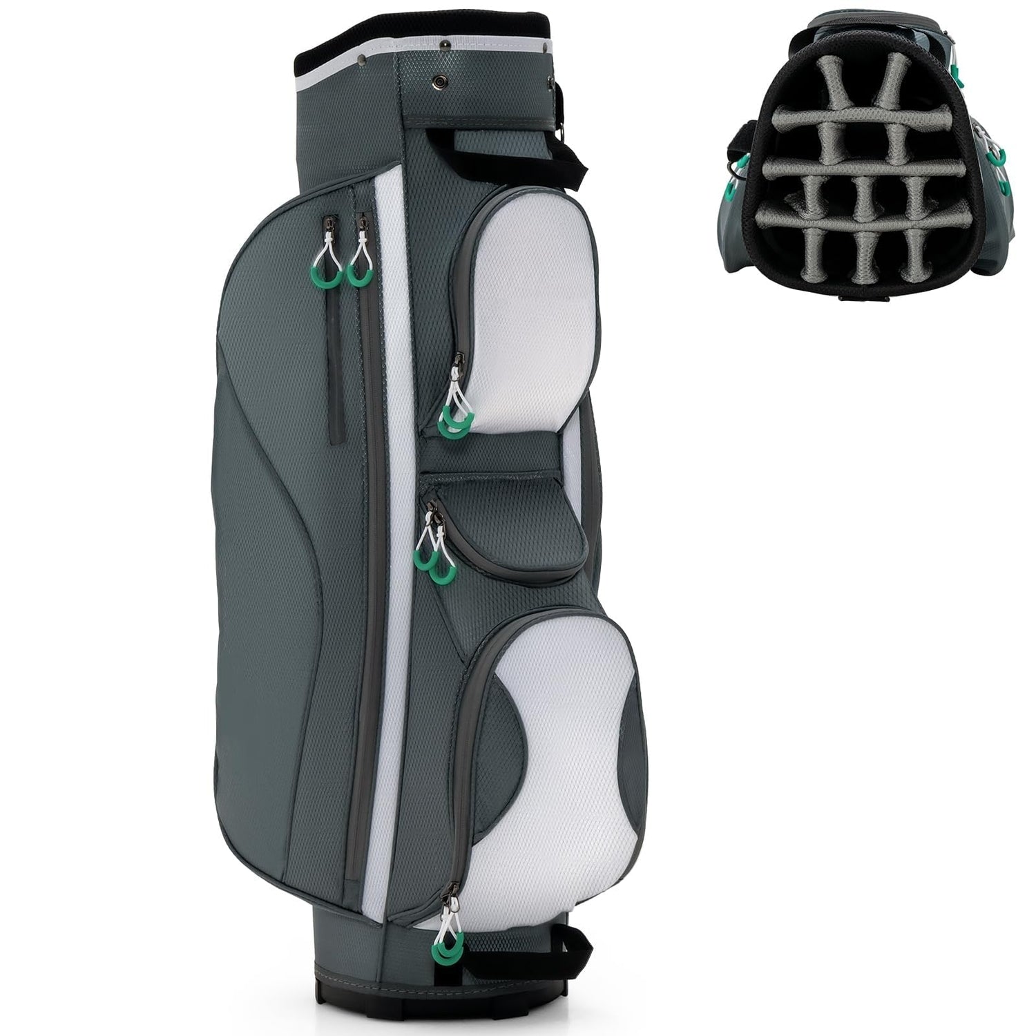 GYMAX Golf Trolley Bag, Lightweight Golf Cart Bag