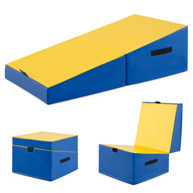Incline Gymnastics Mat Indoor Outdoor Folding Exercise Yoga Mat