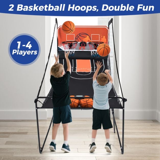 Kids Basketball Hoop Machine with 8 Exciting Playing Modes